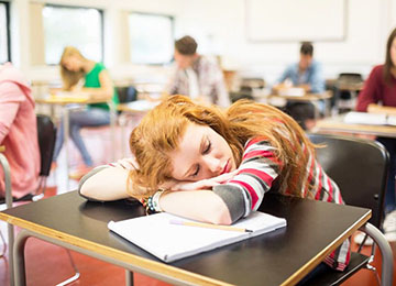 Tired students cant learn at their best because sleep deprivation impairs learning, memory, and attention. 