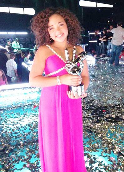 Paola Guanche won La Voz Kids at the age of 12 in 2013.