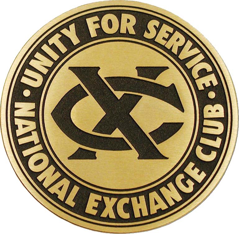 The logo of X-C Club, or the National Exchange Club.