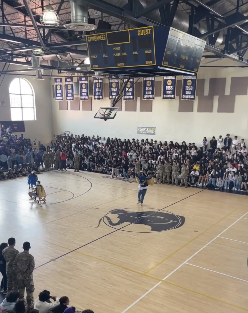 Miami High is so crowded it needs 2 pep rallies to fit all students in the gym.