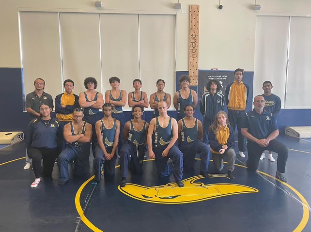 Mr.B and his wrestling team!