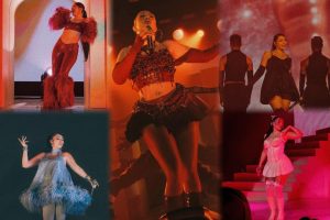 Red Moon in Venus tour outfits worn by Kali. (photos: Pinterest)