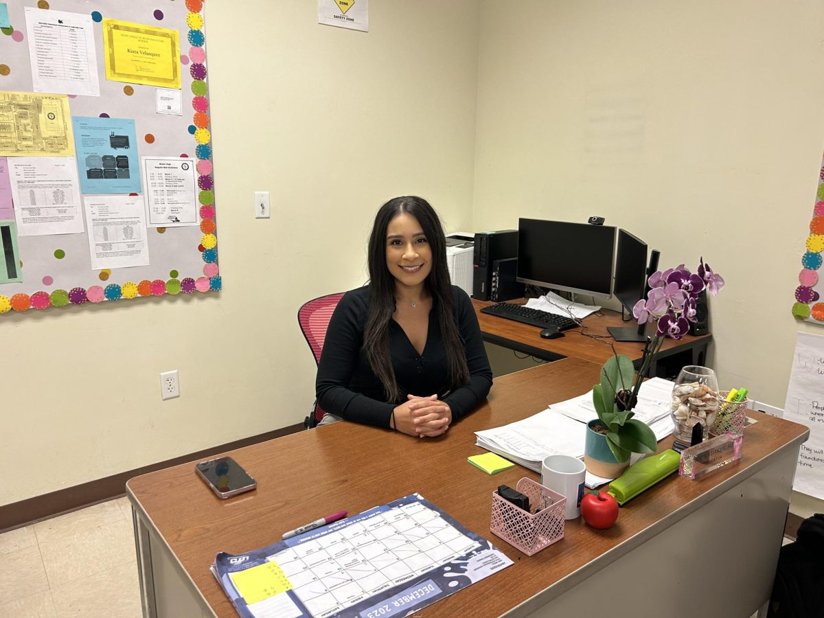 Ms. Velasquez isnt like every other teacher here at Miami High. She has this talent to make you actually want to learn and build a relationship with her.