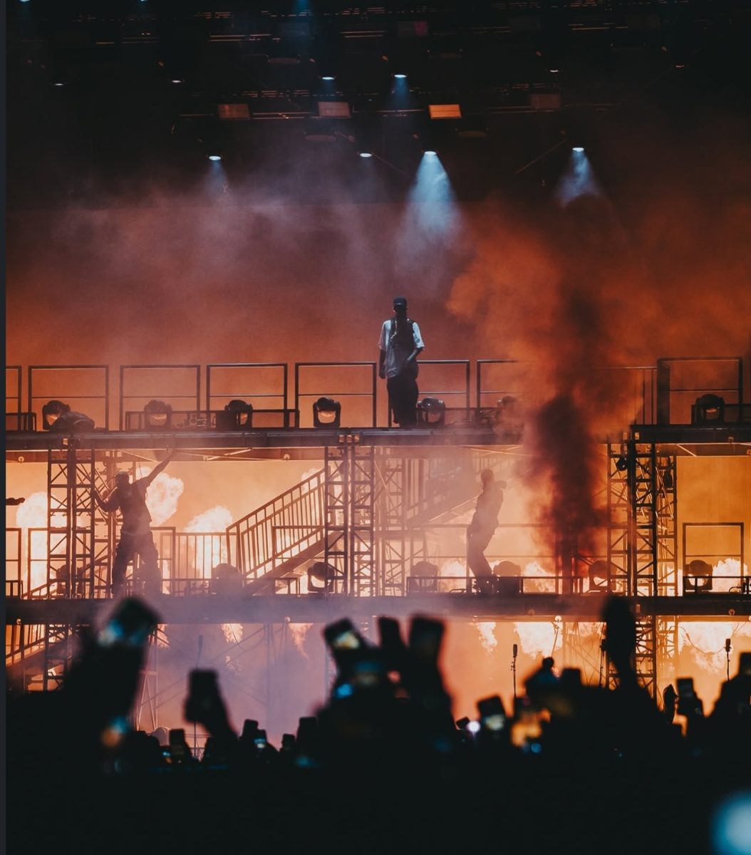 Playboi Carti performing on Rolling Loud's 10th year anniversary.