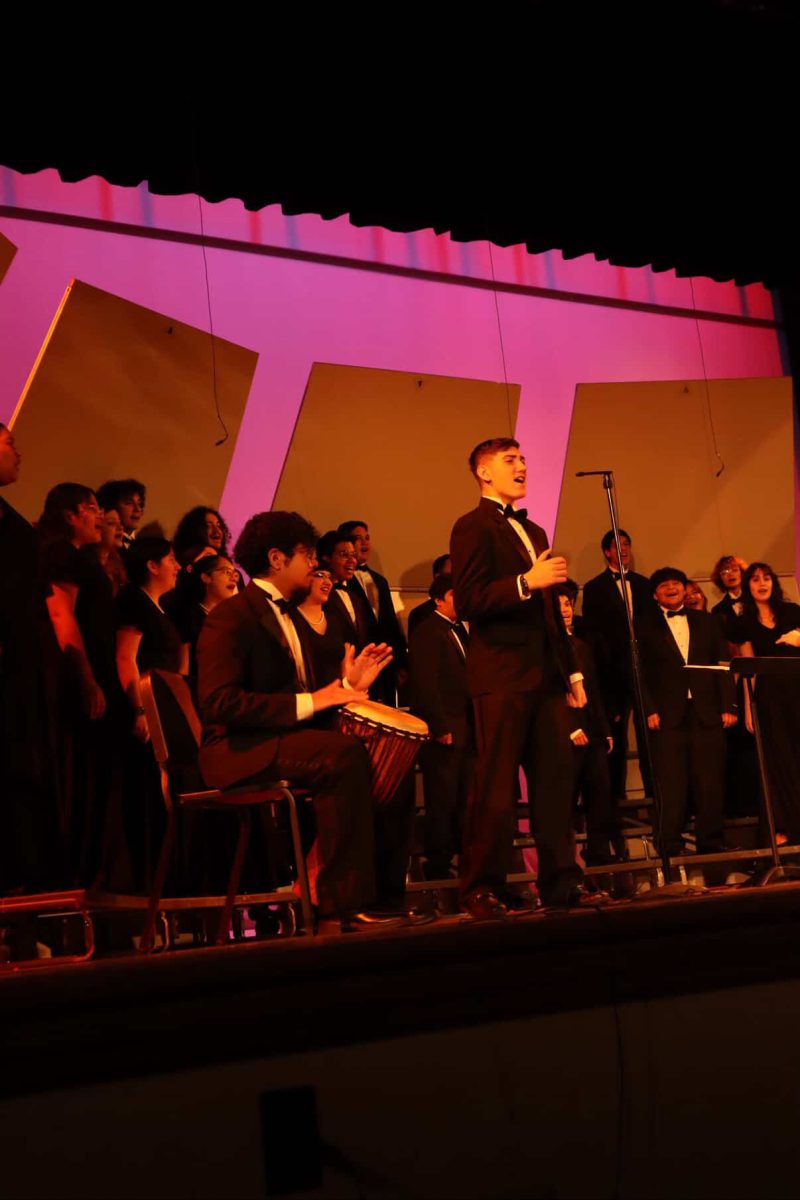 Choir President John Chouza and choir 2nd VP Isaac Gonzalez at their annual winter concert.