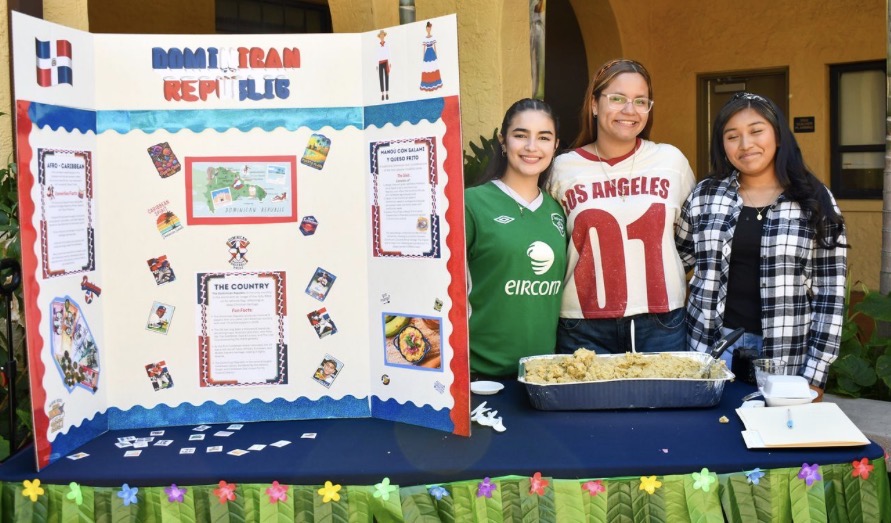 Class of '27 representing the Dominican Republic at Sabor Latino. 