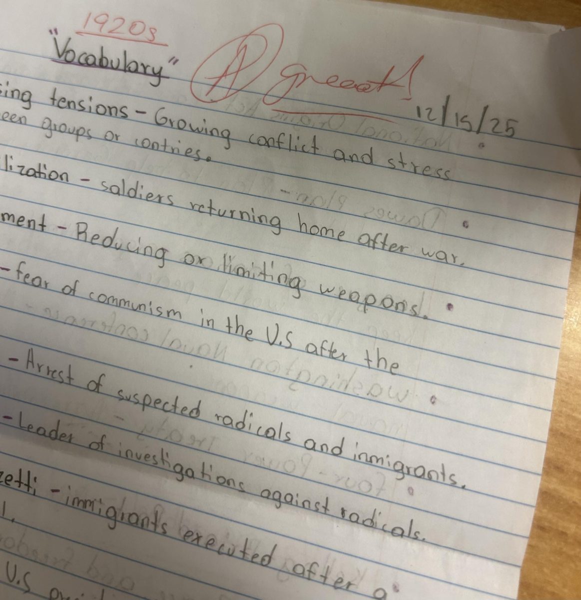 A graded assignment showing an "A", representing the debate of what grades truly represent.